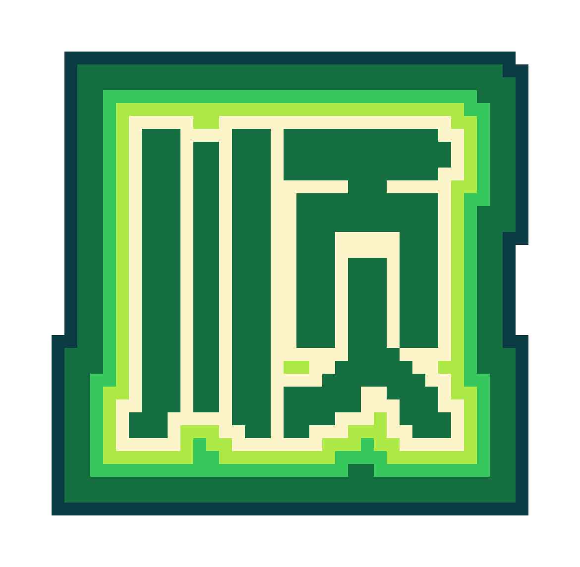 顺字绿色方块：1,302 颗豆 · 45×44 · 5 色