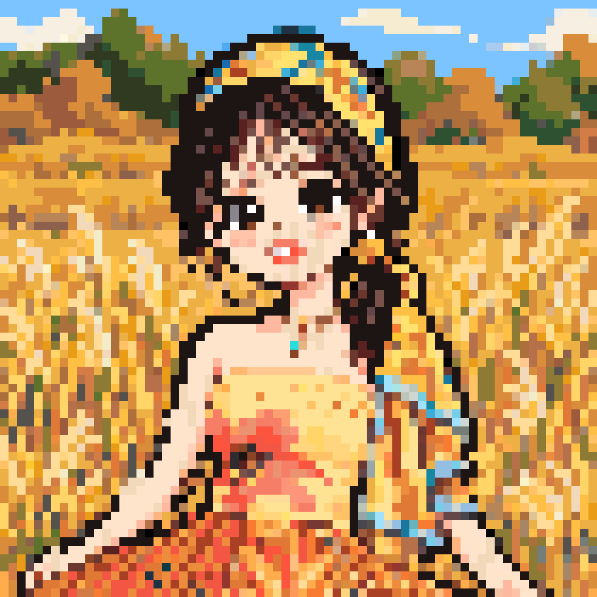 未命名图纸 · 70×70 · 114 色：4,900 颗豆 · 70×70 · 114 色