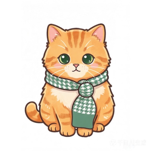 拼豆图纸生成示例:用户上传的猫咪照片原图